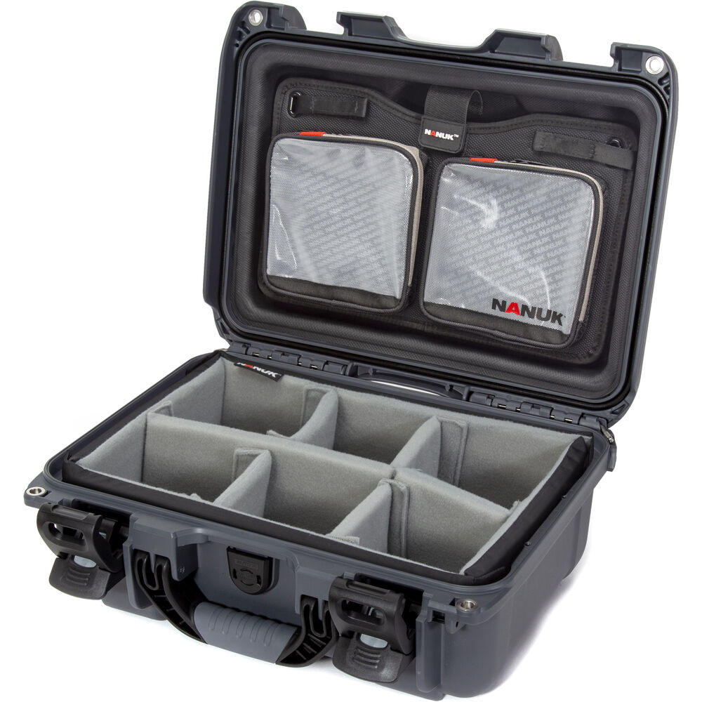 

Жесткий кейс Nanuk 915 с профессиональным фотокомплектом (графит, 13 л)