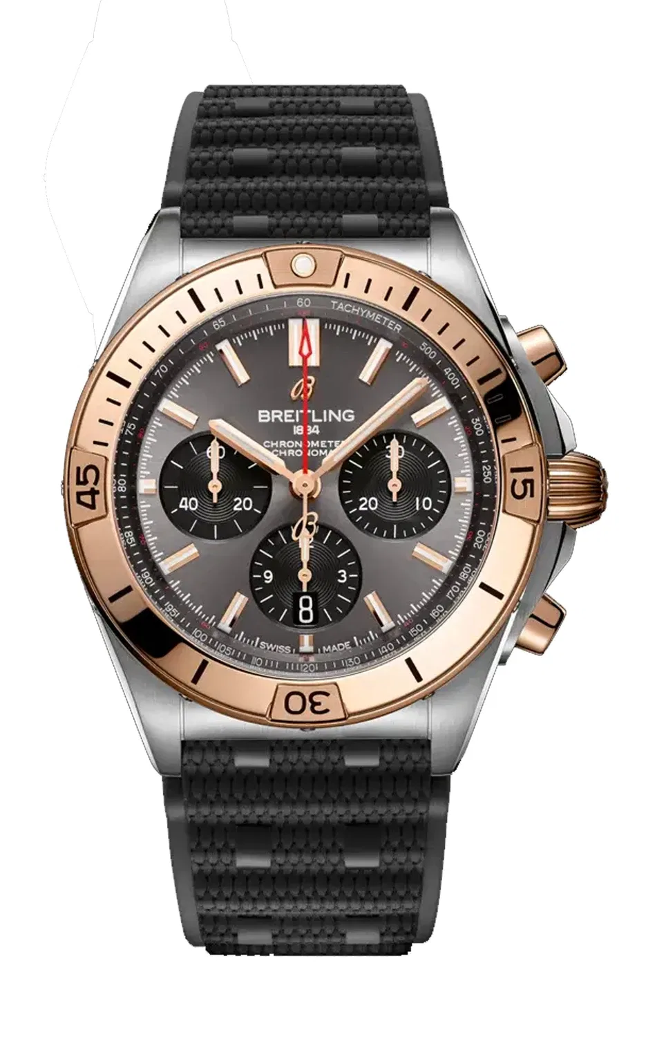 ХРОНОМАТ B01 42 - UB0134101B1S1 BREITLING, золотой