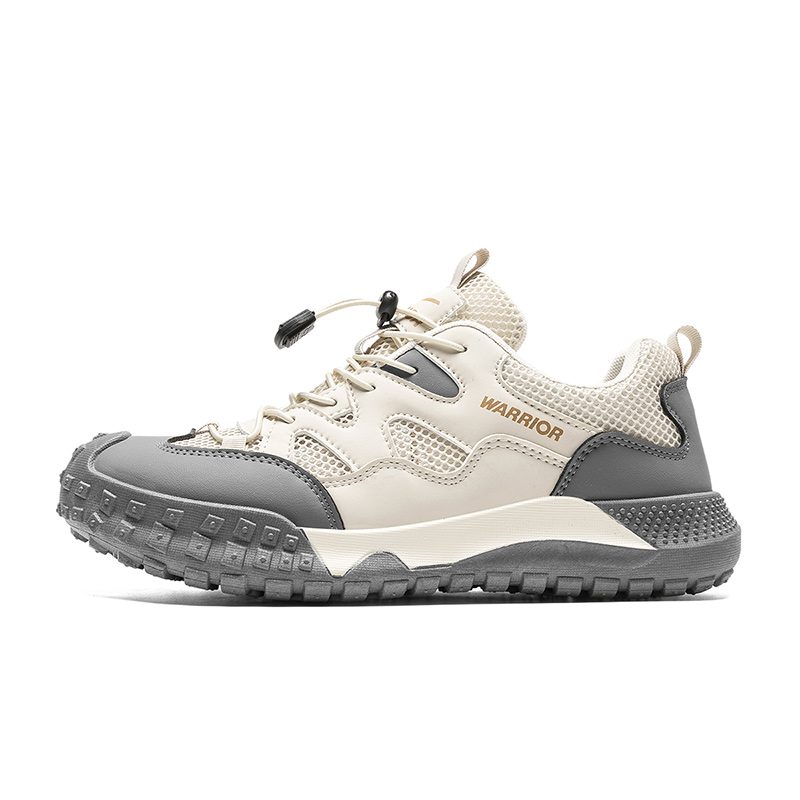 

Мужские низкие ботинки для альпинизма и походов, серые WARRIOR, Beige Gray