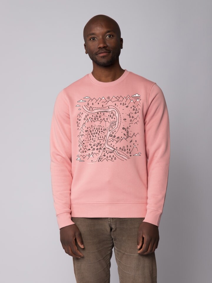 

Толстовка wat Apparel Landschaft, цвет canyon pink