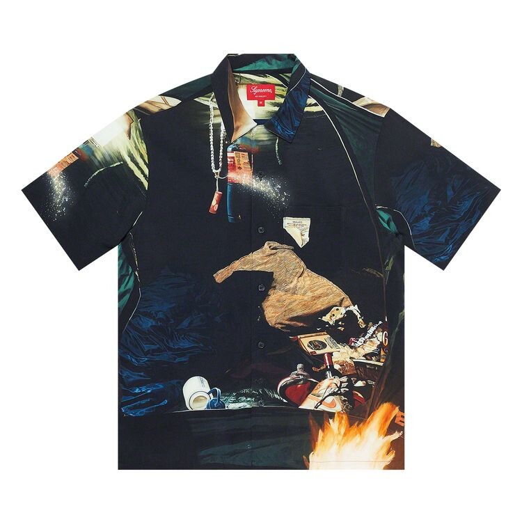 

Рубашка Supreme Firecracker Rayon Short-Sleeve Shirt Firecracker, разноцветный