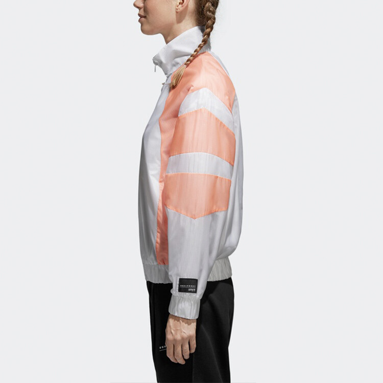 Куртка EQT женская белая/розовая Adidas Originals — фото 4