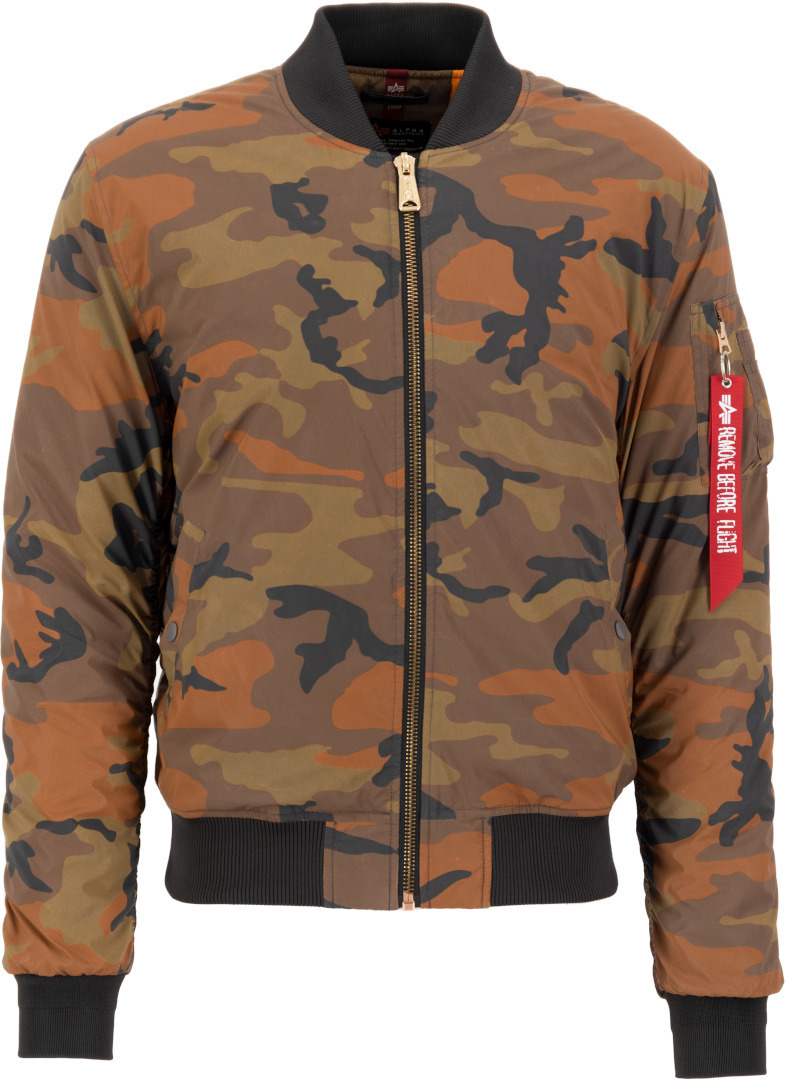 

Куртка Alpha Industries MA-1 VF 59 Reflective Camo Jacket, оранжевый