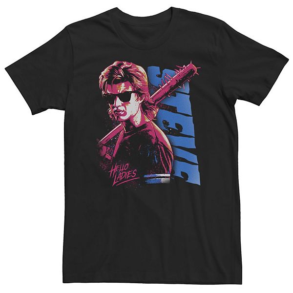 

Футболка Big & Tall Stranger Things Stevie Splatter Punk Hello Ladies Licensed Character
