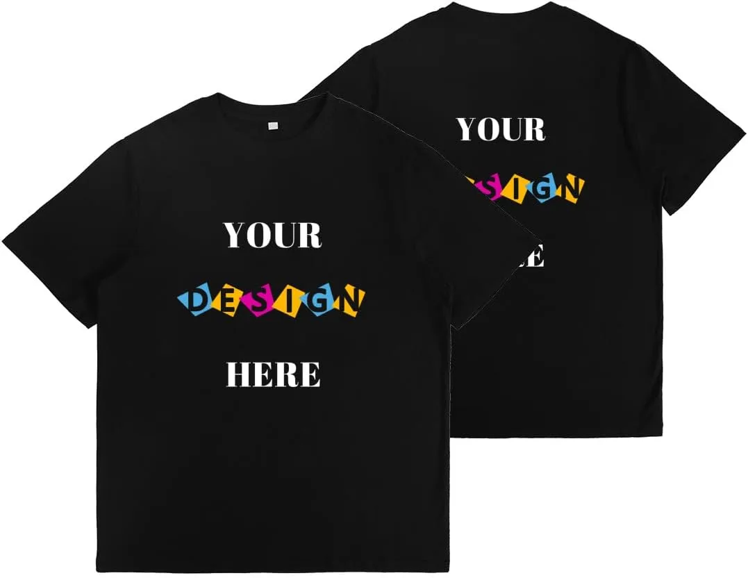 Футболка Custom с принтом, Unisex, Cotton, Short Sleeve