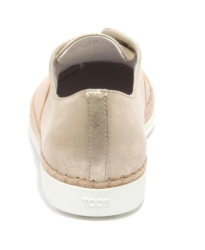 Кожаные туфли Rafia, производство Италия Tod'S, бежевый — фото 4