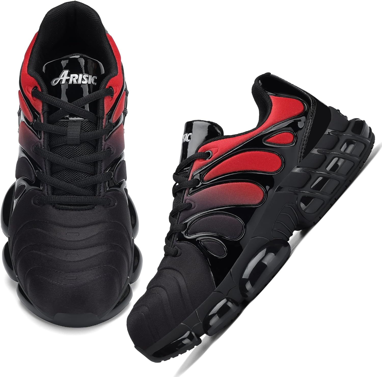 

Стальные ботинки ARISIC с защитным носком для мужчин и женщин, легкие ботинки с композитным носком, удобные zapatos para hombre, кроссовки для ходьбы, черный/красный