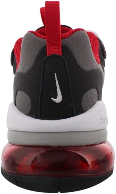 Детские кроссовки Nike Air Max 270 React, белый/черный/красный/серый — фото 4