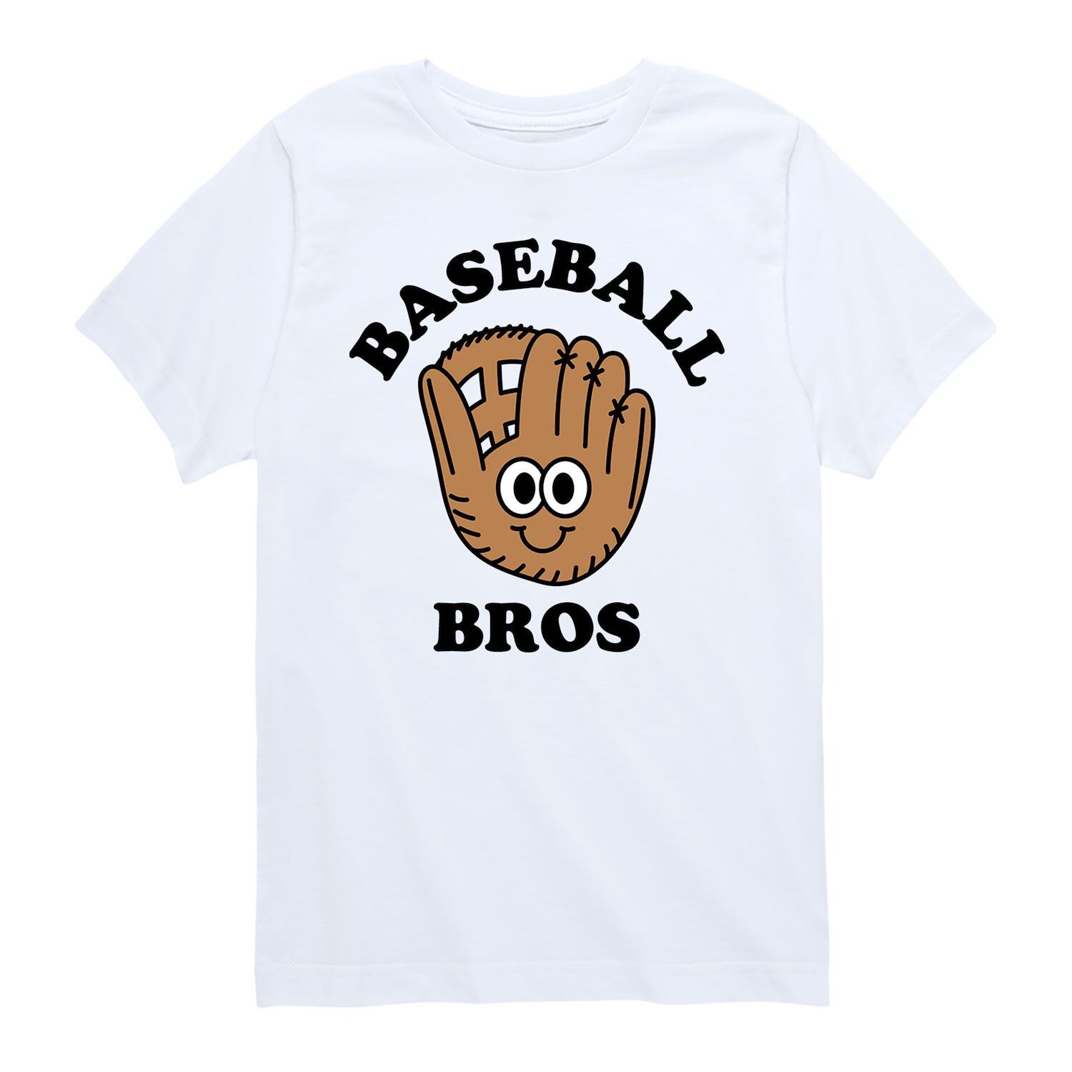 

Футболка с рисунком Baseball Bros Glove для мальчиков 8–20 лет Licensed Character, белый