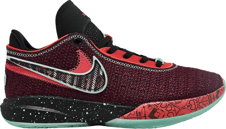 

Кроссовки LeBron 20 SE GS 'Night Maroon', красный
