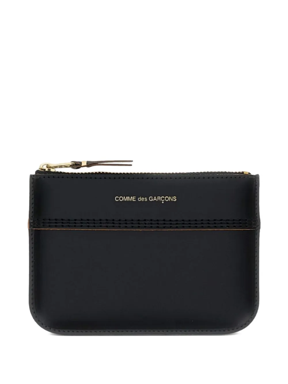 

Кожаный кошелек на молнии Comme Des Garçons Wallet, черный