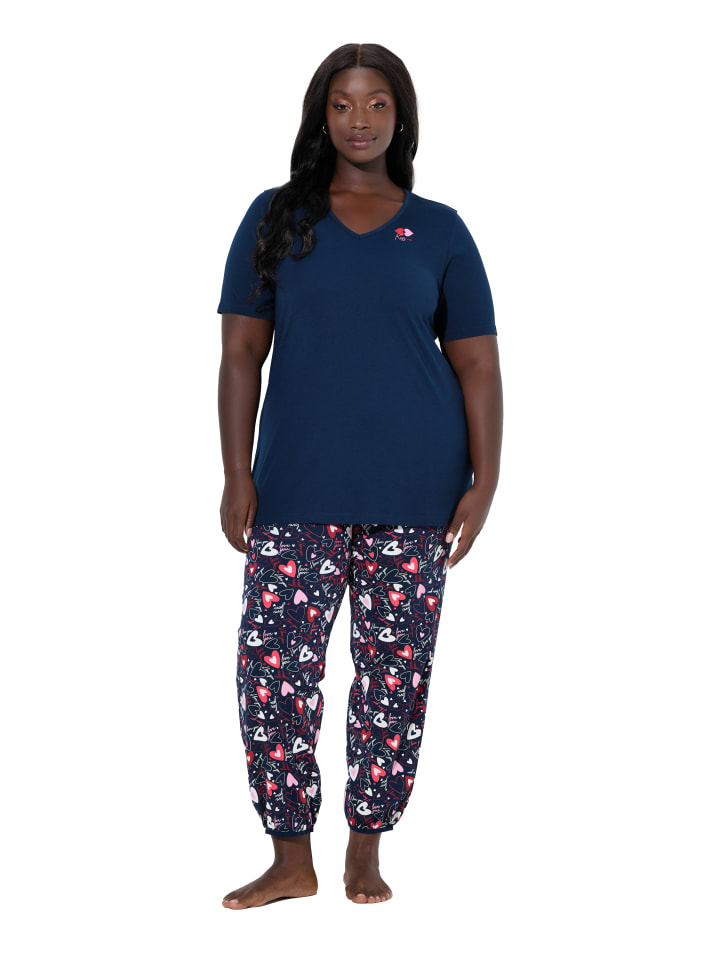 

Ulla Popken Пижама темно-синего цвета