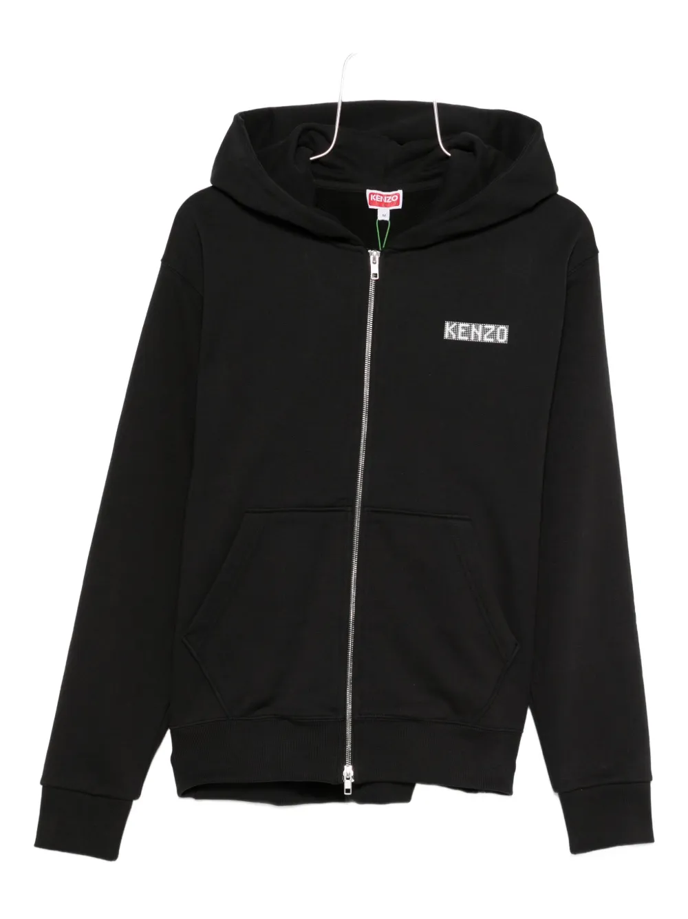 

Толстовка на молнии с вышитым логотипом KENZO, черный