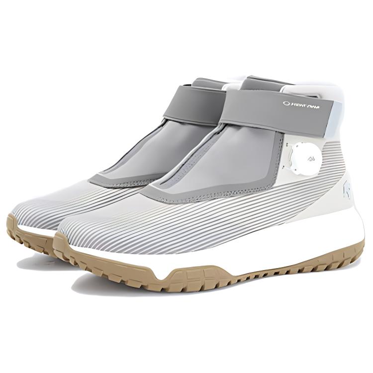 DESCENTE Износостойкие противоскользящие короткие зимние ботинки Unisex Ecru — фото 3