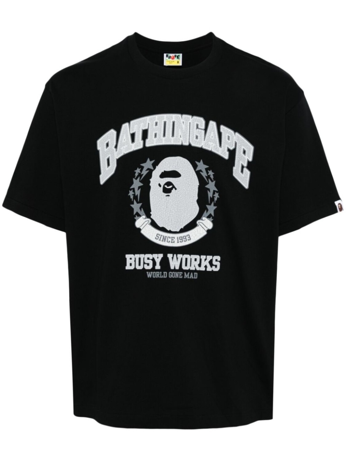 

A BATHING APE футболка с логотипом, черный