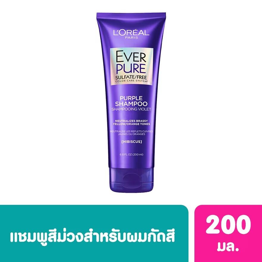 

Ever L'Oreal Paris Pure Brass Toning Purple Шампунь 200 мл, Purple