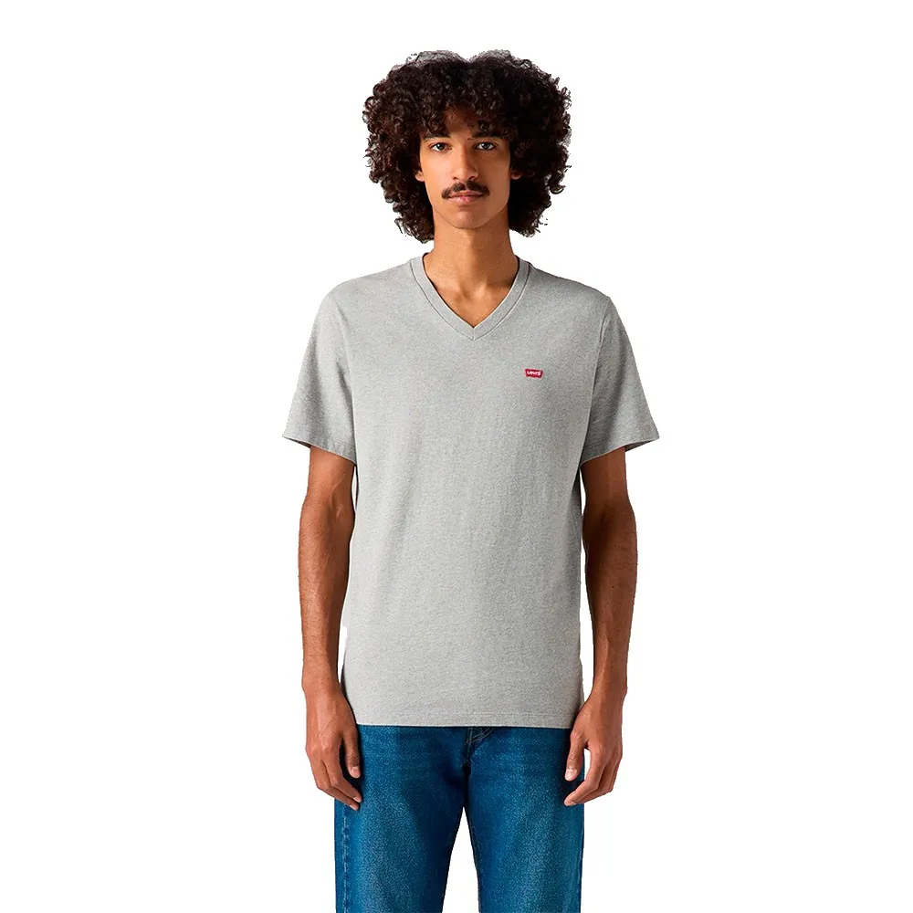 

Футболка Levi's The Original short sleeve v neck, серый