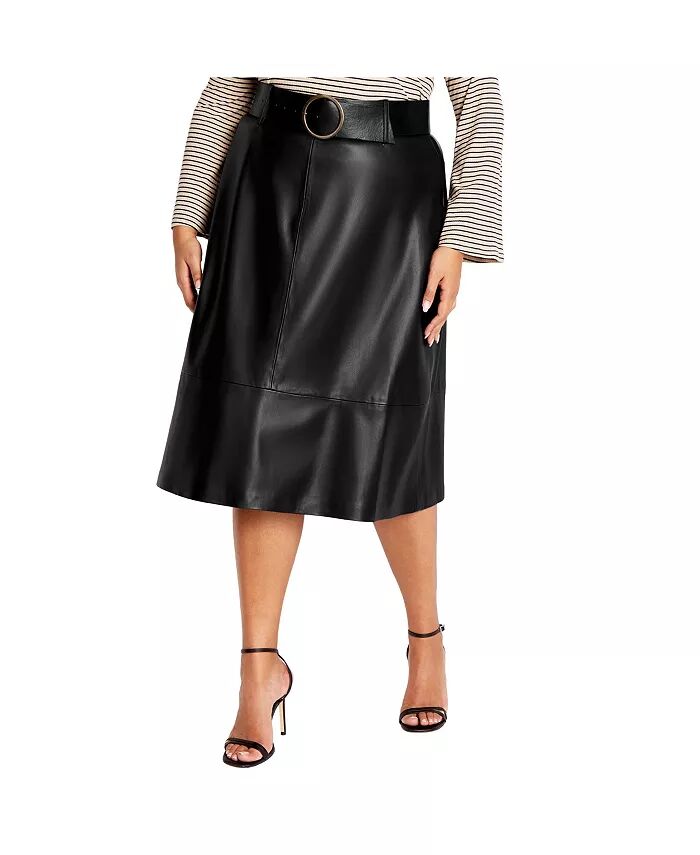 

Юбка Untamed размера Plus CITY CHIC, черный