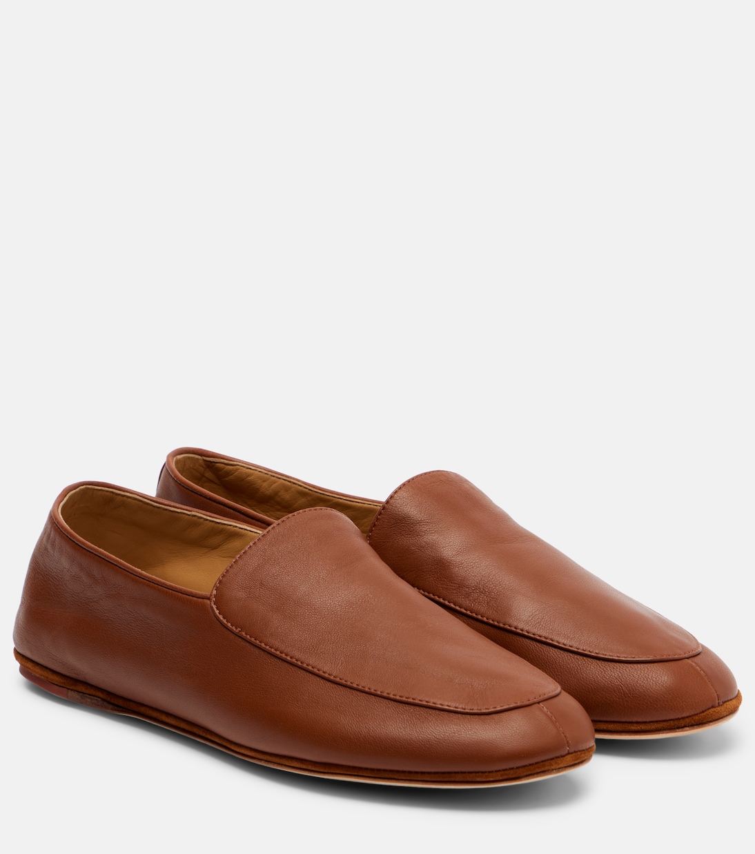 Кожаные мокасины Anton Walk Loro Piana, Cuir
