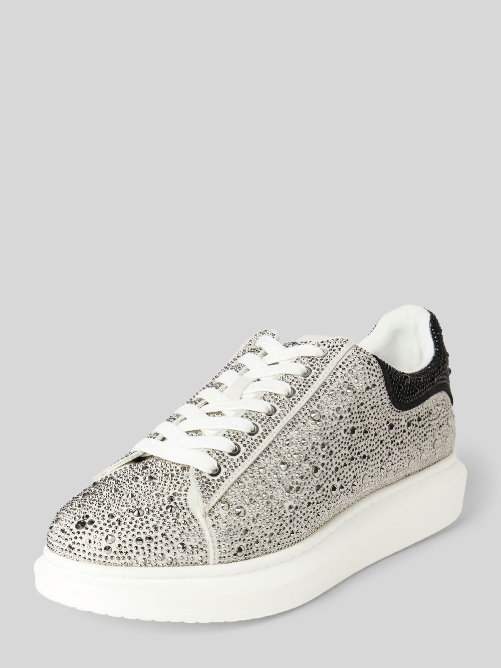 

Кроссовки со шнуровкой Steve Madden, серебряный