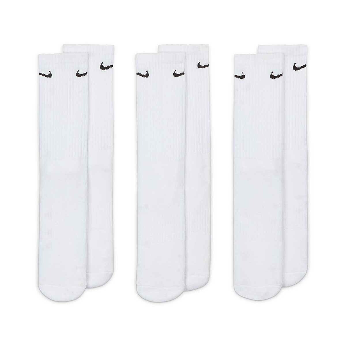 Носки U NK EVERYDAY CUSH CREW 3PR Nike, цвет Weiß/Schwarz — фото 3