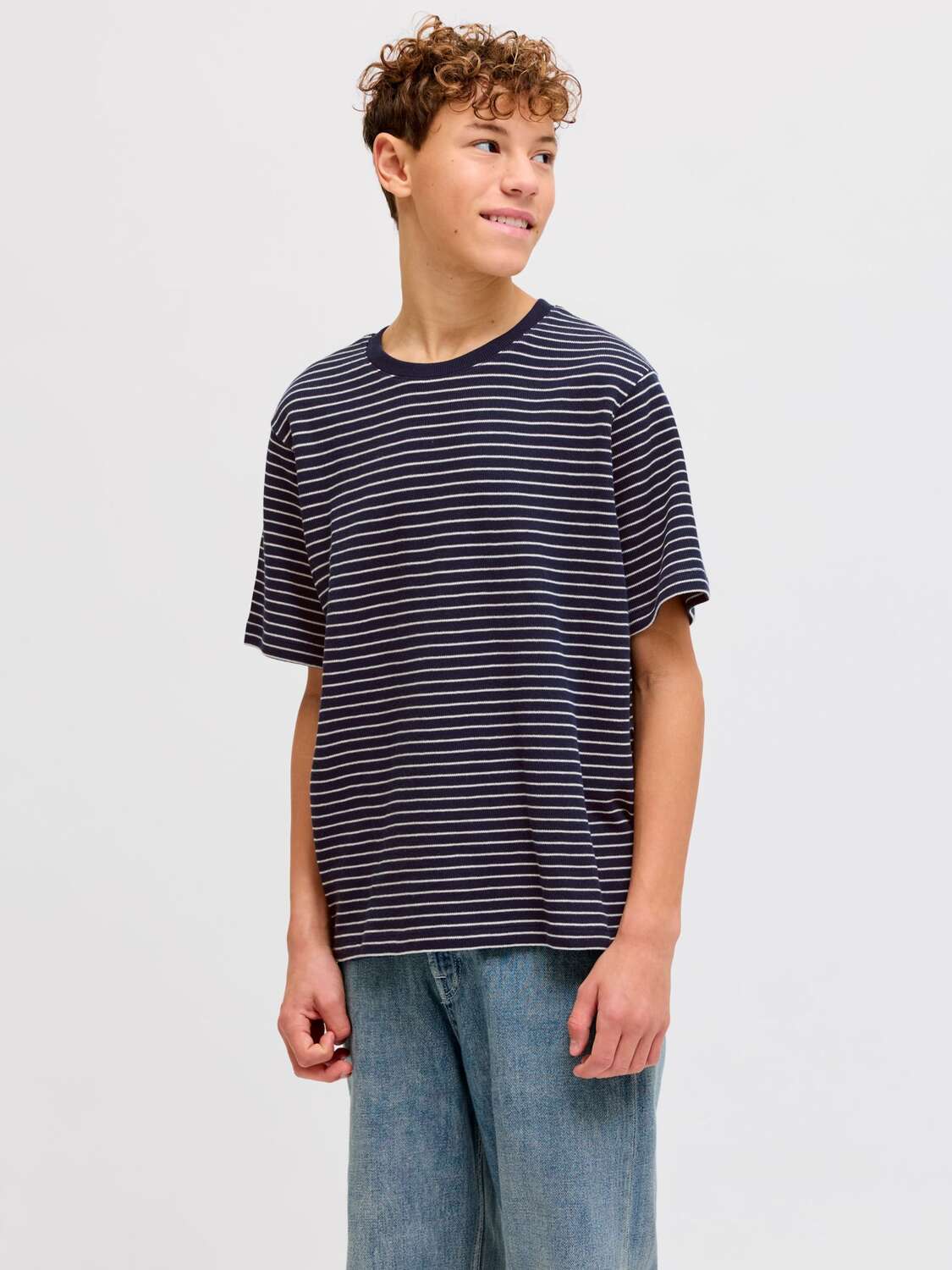 Jack & Jones Junior Футболка 'JJEDover' в цвете Night Blue — фото 2