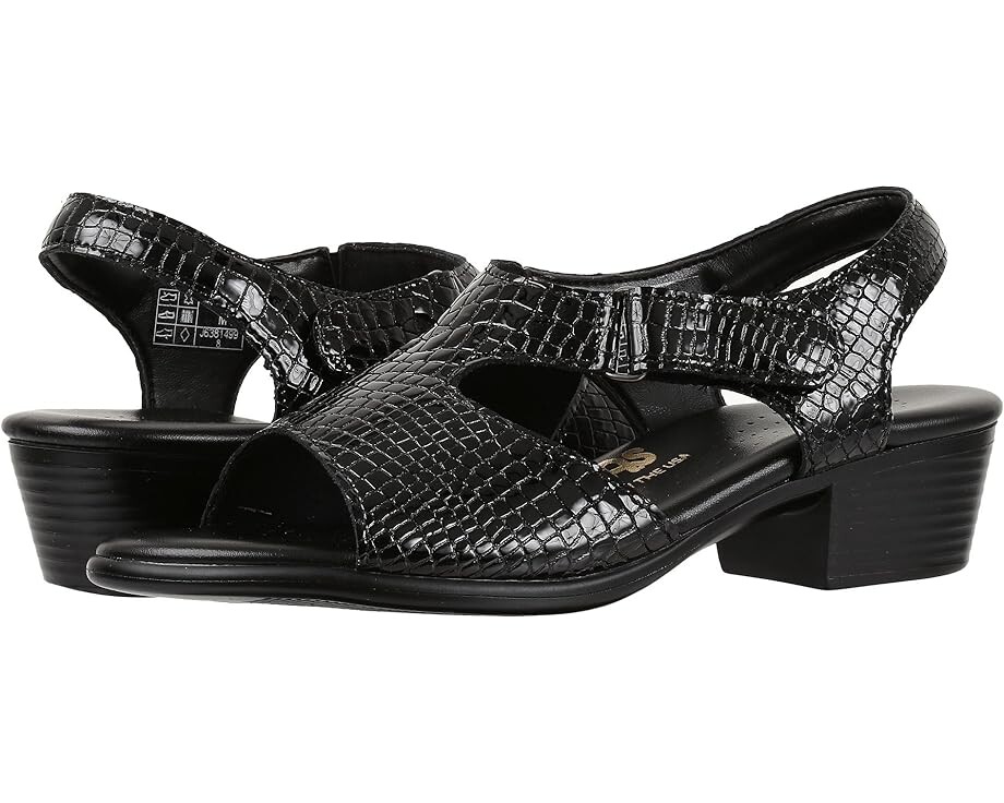 

Сандалии SAS Heeled, цвет Black Croc