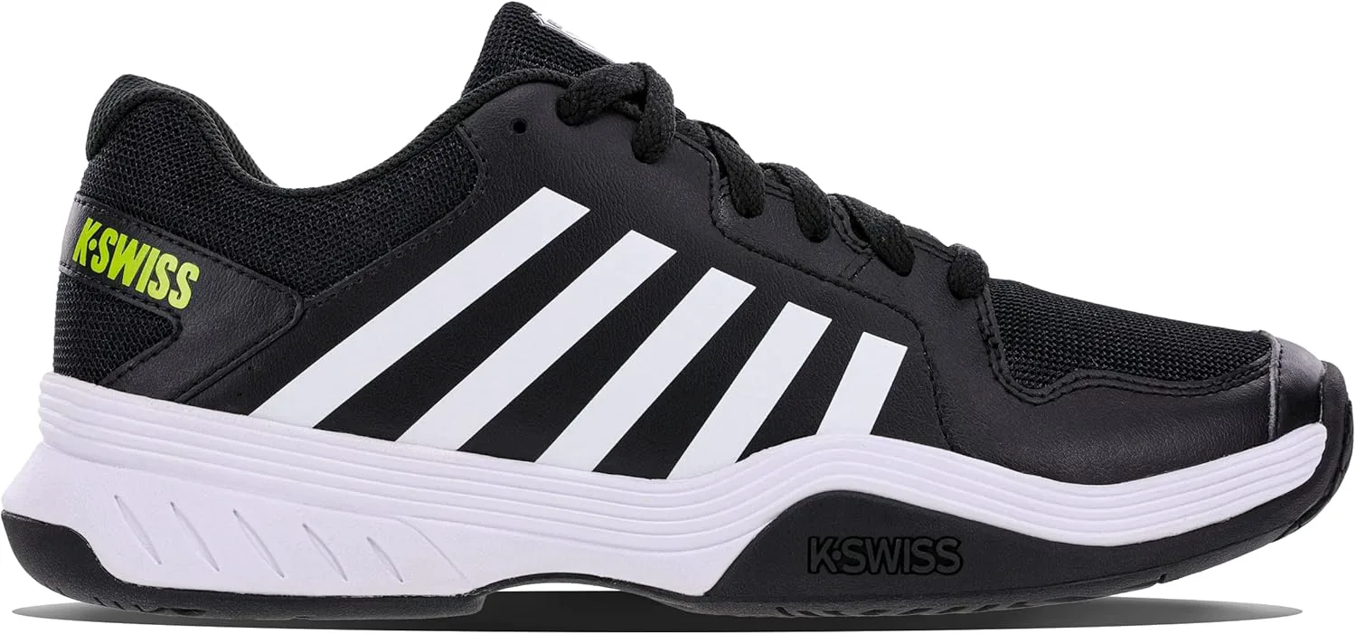 Мужские кроссовки K-Swiss Court Express для пиклбола, черный/белый/розовый — фото 2