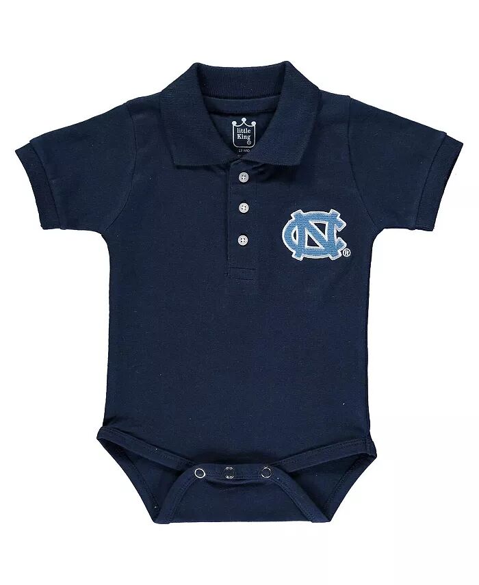 

Боди-поло для мальчиков и девочек в морском стиле North Carolina Tar Heels Little King Apparel