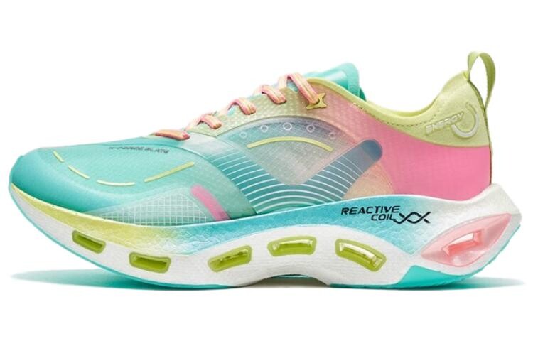 

Кроссовки для бега Shock Absorbing Spins 10.0 Pro для мужчин с низким верхом Aurora Green/Celdery Green Xtep