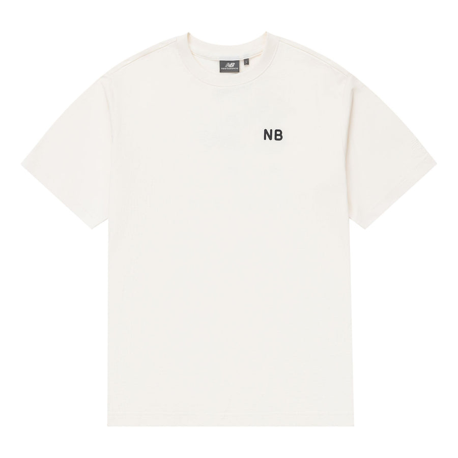 

Футболка New Balance x SEIJI ANDY Back Graphic Tee 'White Black', белый
