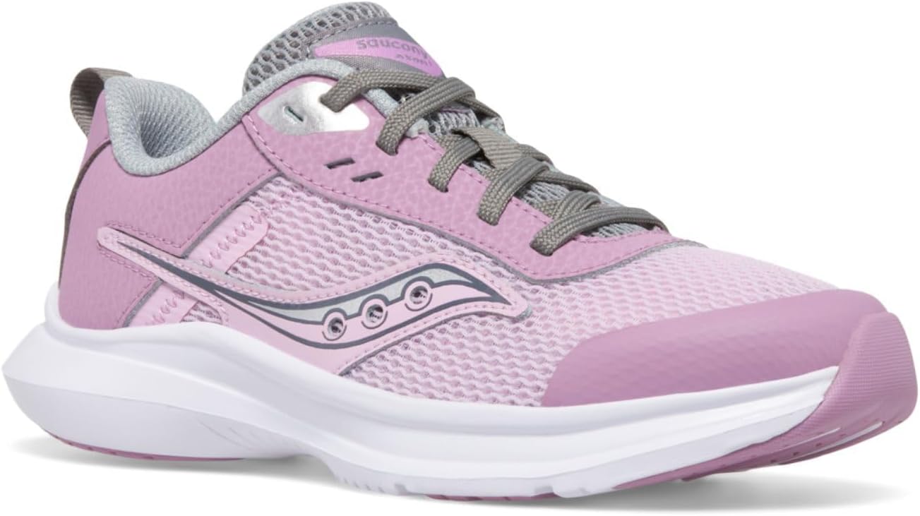 Детские кроссовки Saucony Unisex-Child Axon 3, серый — фото 2