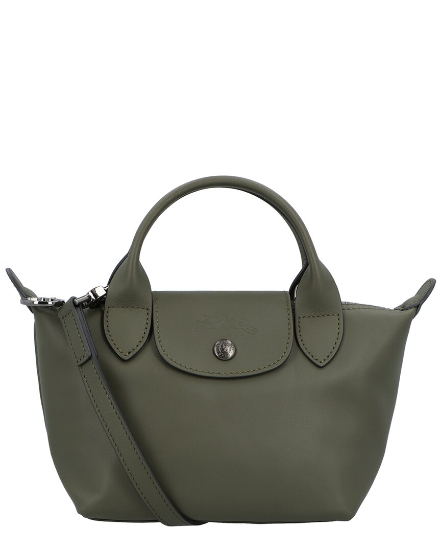 

Сумка через плечо Longchamp Le Pliage Xtra Leather, зеленый