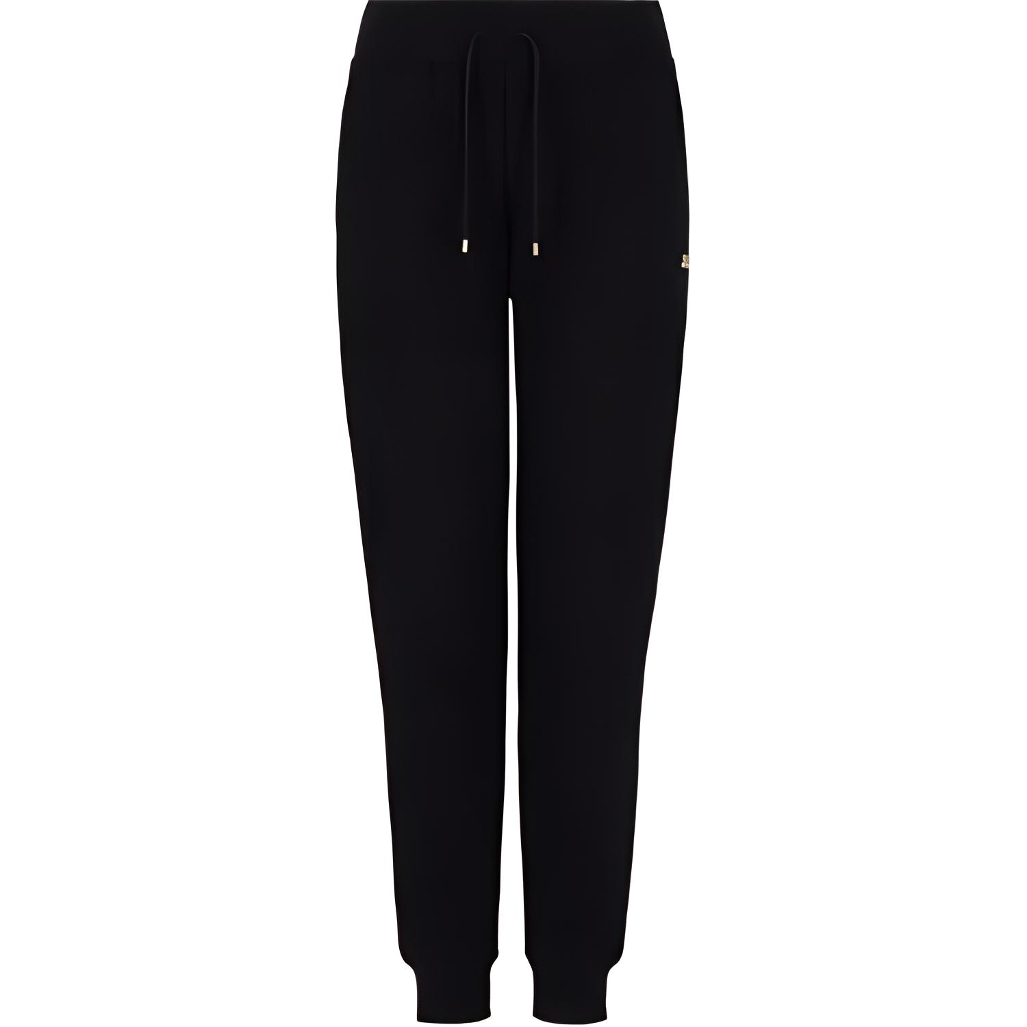 

EA7 SS25 вязаные спортивные брюки женские EMPORIO ARMANI, черный