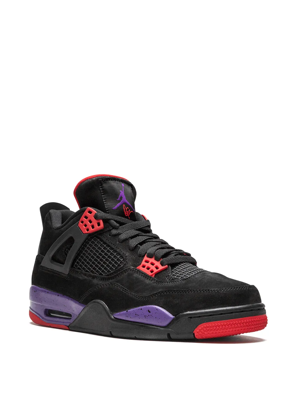 Кроссовки Air  4 Retro Raptors/Drake Ovo Jordan, черный — фото 2