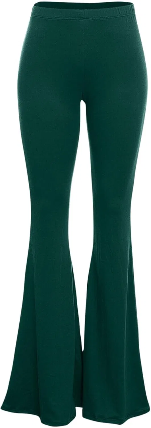 Леггинсы для фитнеса с завышенной талией, Bootcut, Green — фото 3