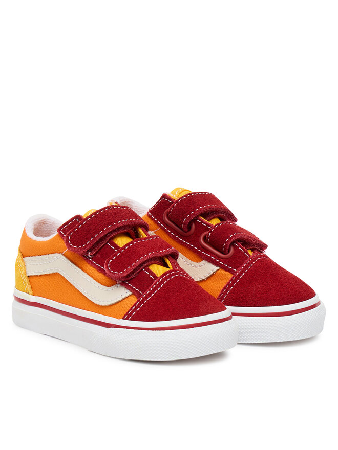 Тканевые кеды Old Skool V Retro VN000CTG4481 Vans, оранжевый — фото 2
