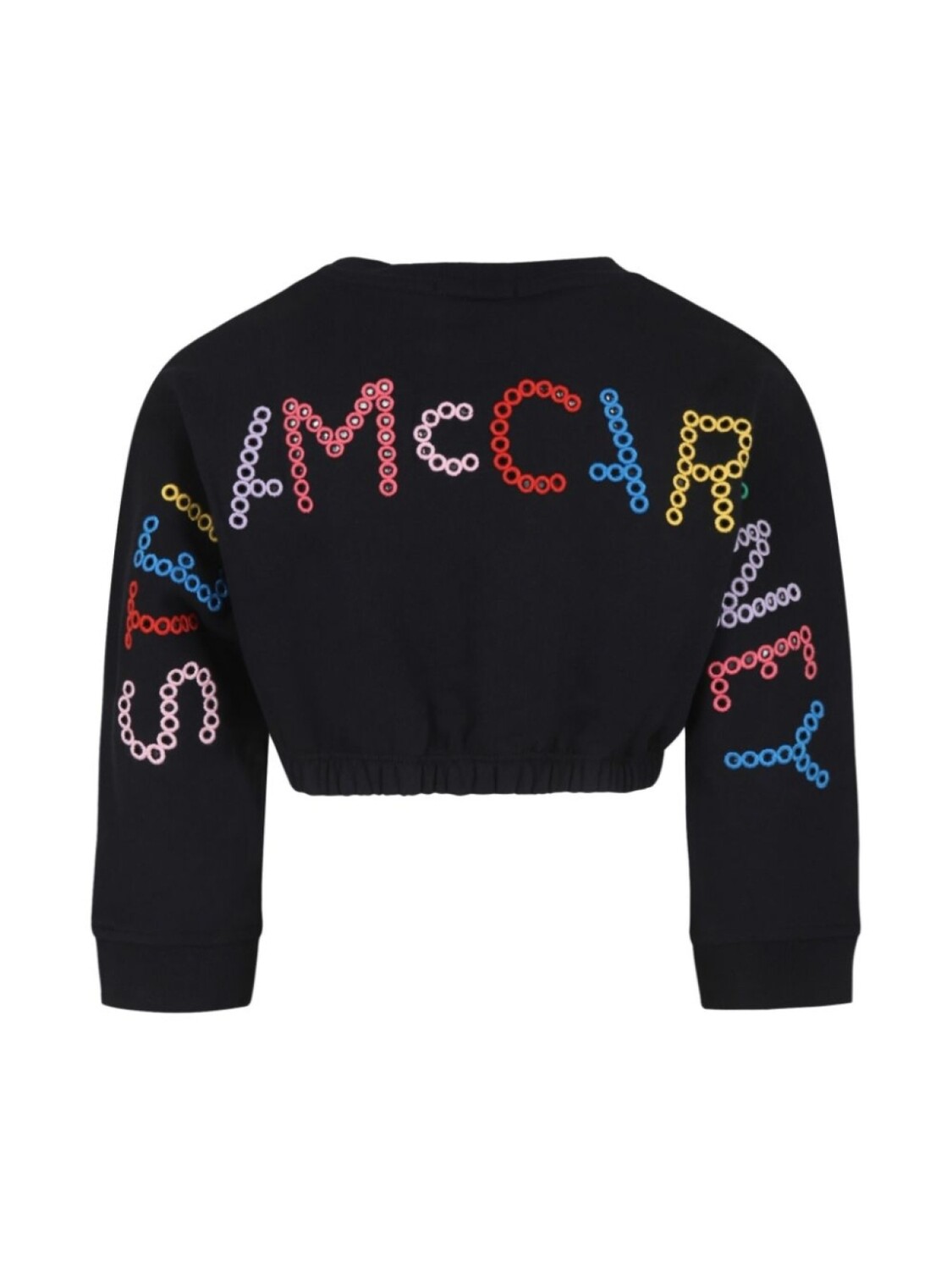

Stella McCartney Kids толстовка с вышитым логотипом, черный