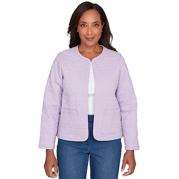 

Куртка в стиле пэчворк с цветочным принтом Alfred Dunner