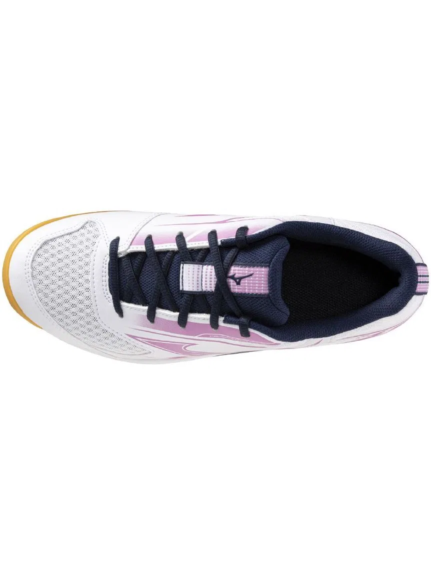 Кроссовки для настольного тенниса «Cross Match Smash» от Mizuno, White X Pink X Navy — фото 4