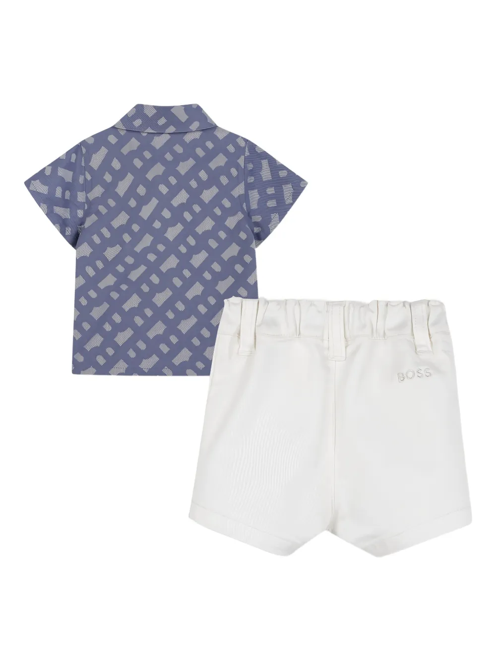 Комплект из рубашки и шортов с узором Boss Kidswear, разноцветный — фото 2