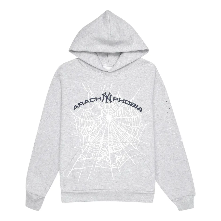 

Худи Sp5der Arach NY Phobia Hoodie 'Ash Grey', серый