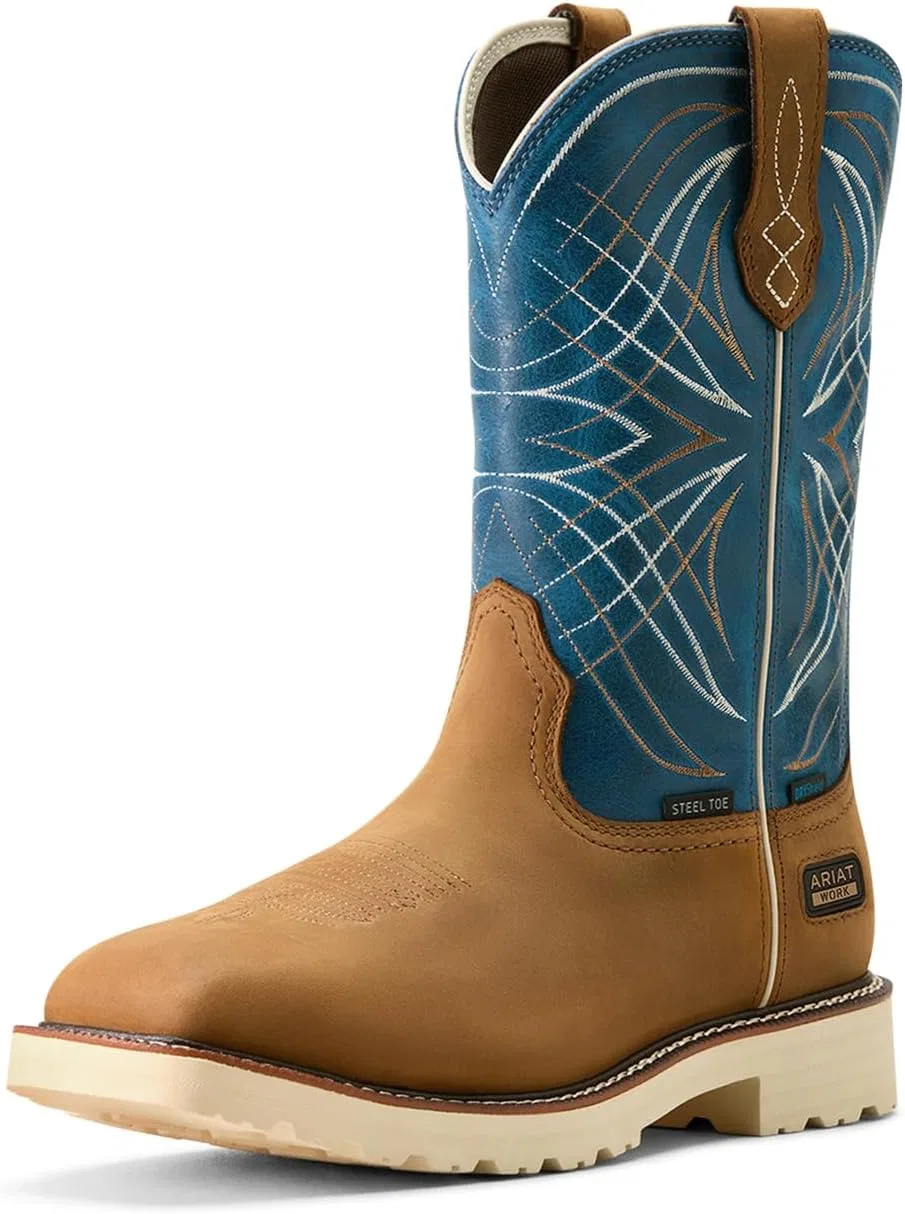 Джинсы прямые Lucas, ARIAT, Dusted Brown/Basin Blue