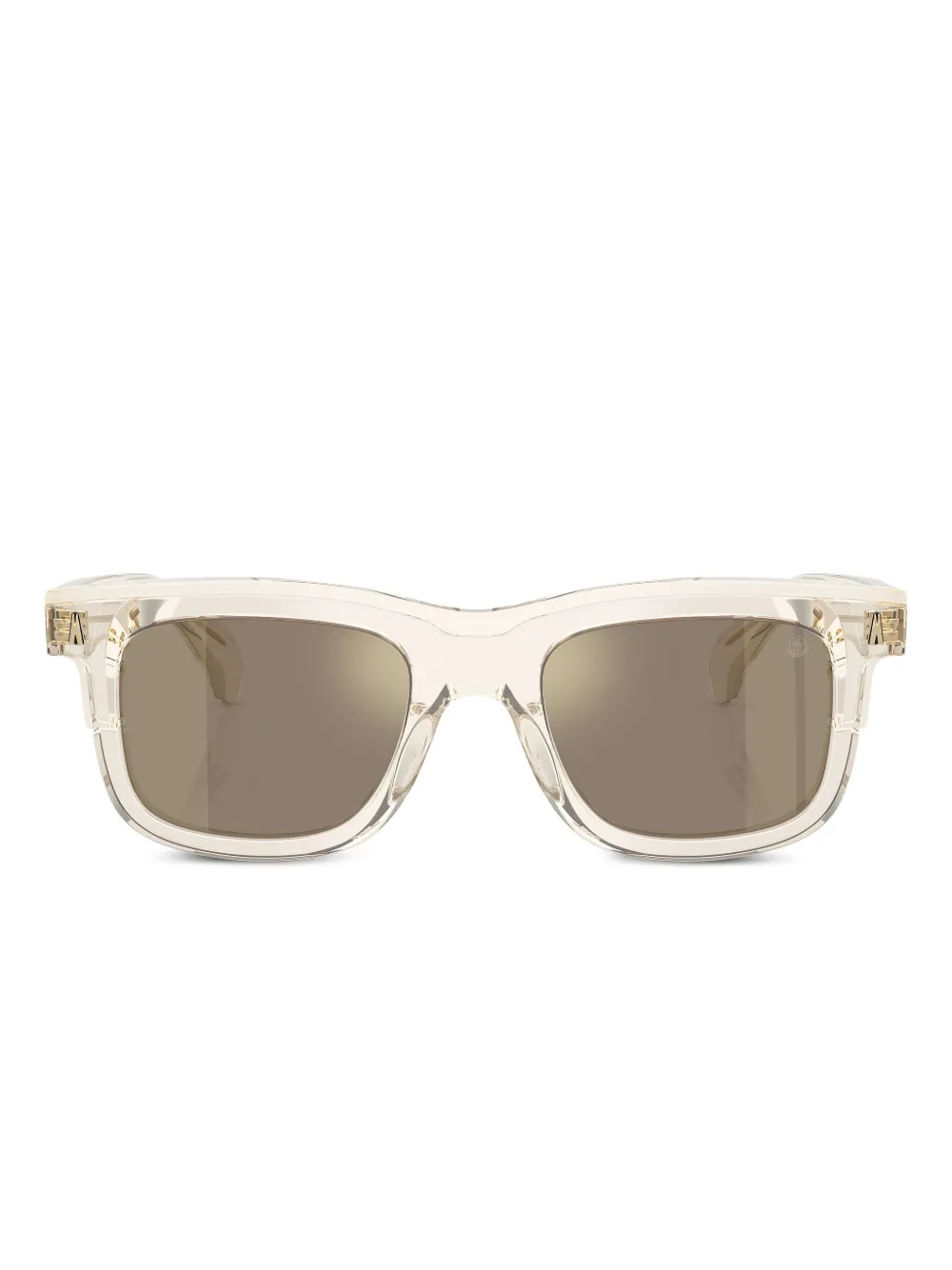 

Солнцезащитные очки в квадратной оправе Moncler Eyewear, нейтральный