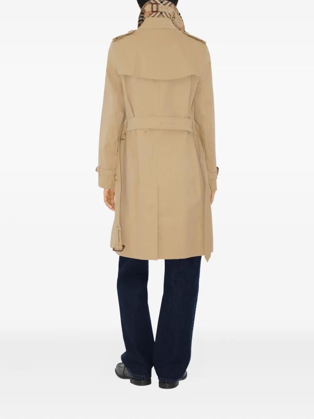 Тренчкот Burberry, женский, нейтральный, хлопок/вискоза — фото 4