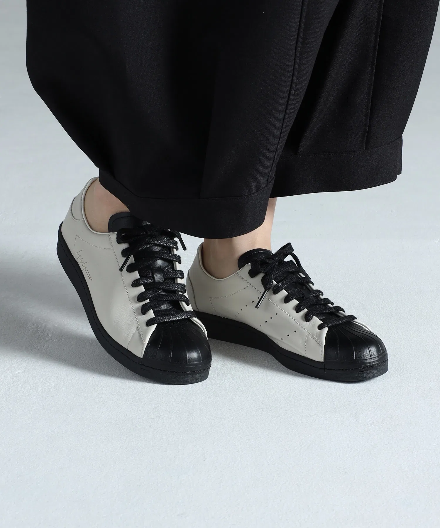 Унисекс кроссовки Y-3 SUPERSTAR кожаные белые