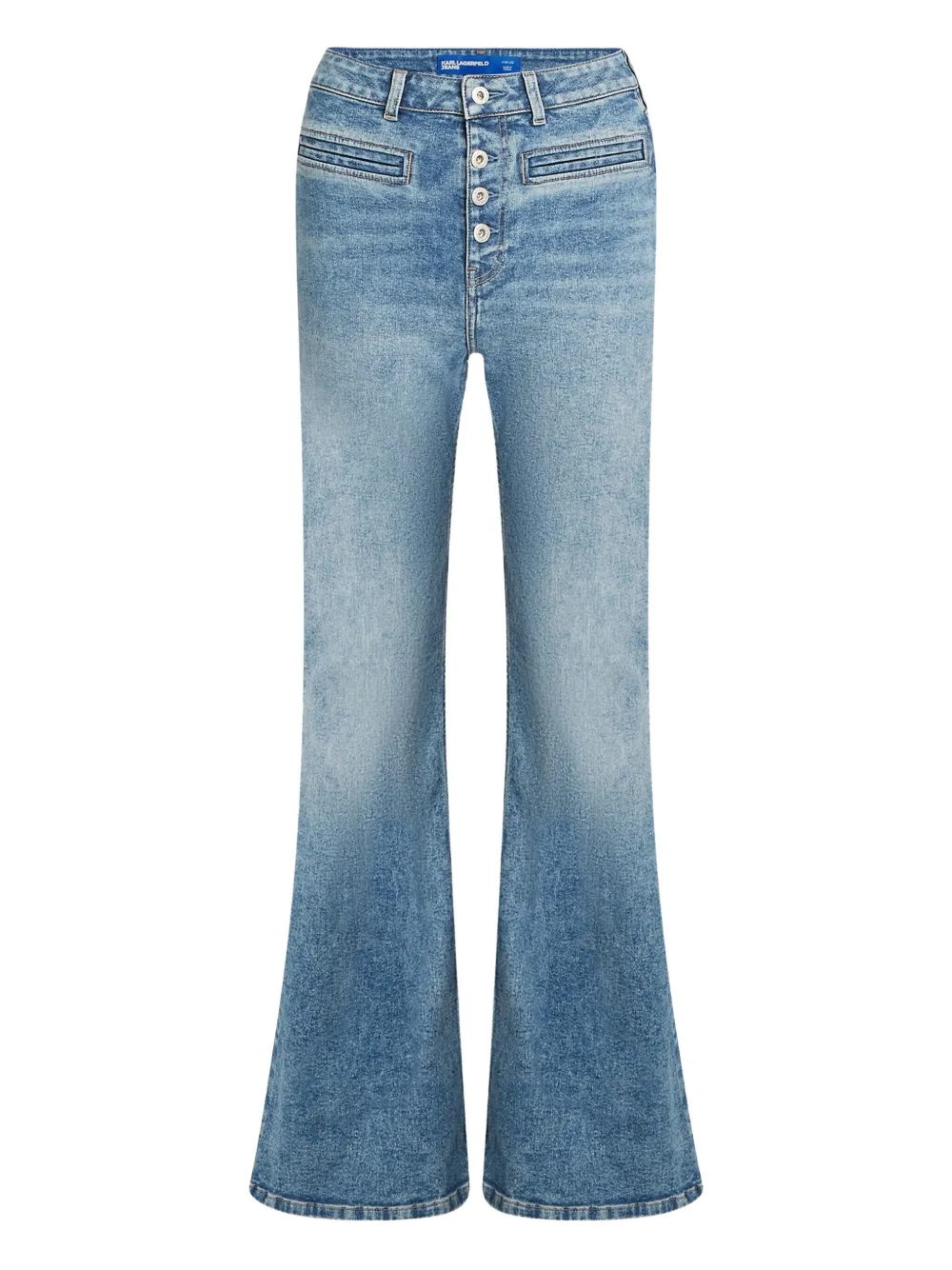 

Джинсы с застежкой на пуговицах Karl Lagerfeld Jeans, синий