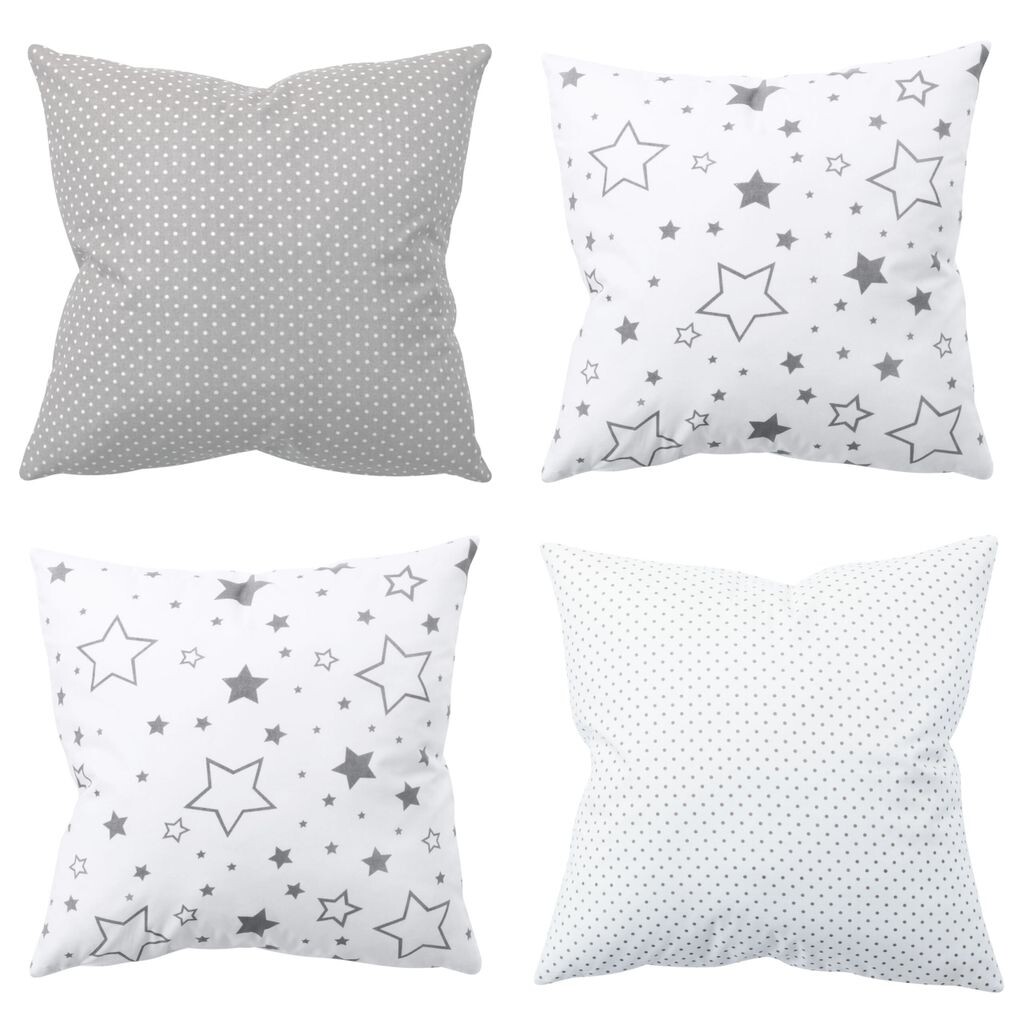 

Набор «Амилиан» из 4 предметов размером 45x45 см и 18x18 дюймов; Декоративная подушка, декоративная подушка с наполнителем-наволочкой; Диван-подушка для украшения детской гостиной Amilian, серый