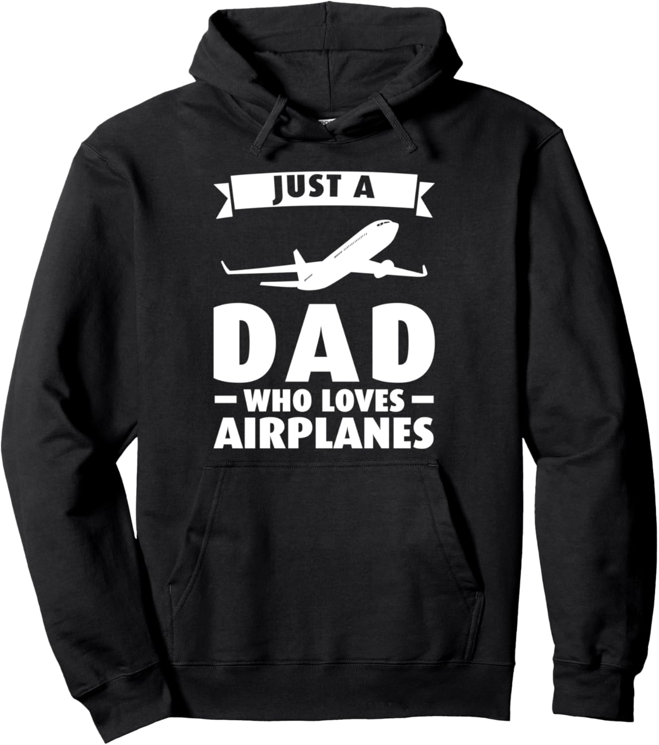 

Худи только для пап, которые любят самолеты Plane Airplanes Gifts, черный