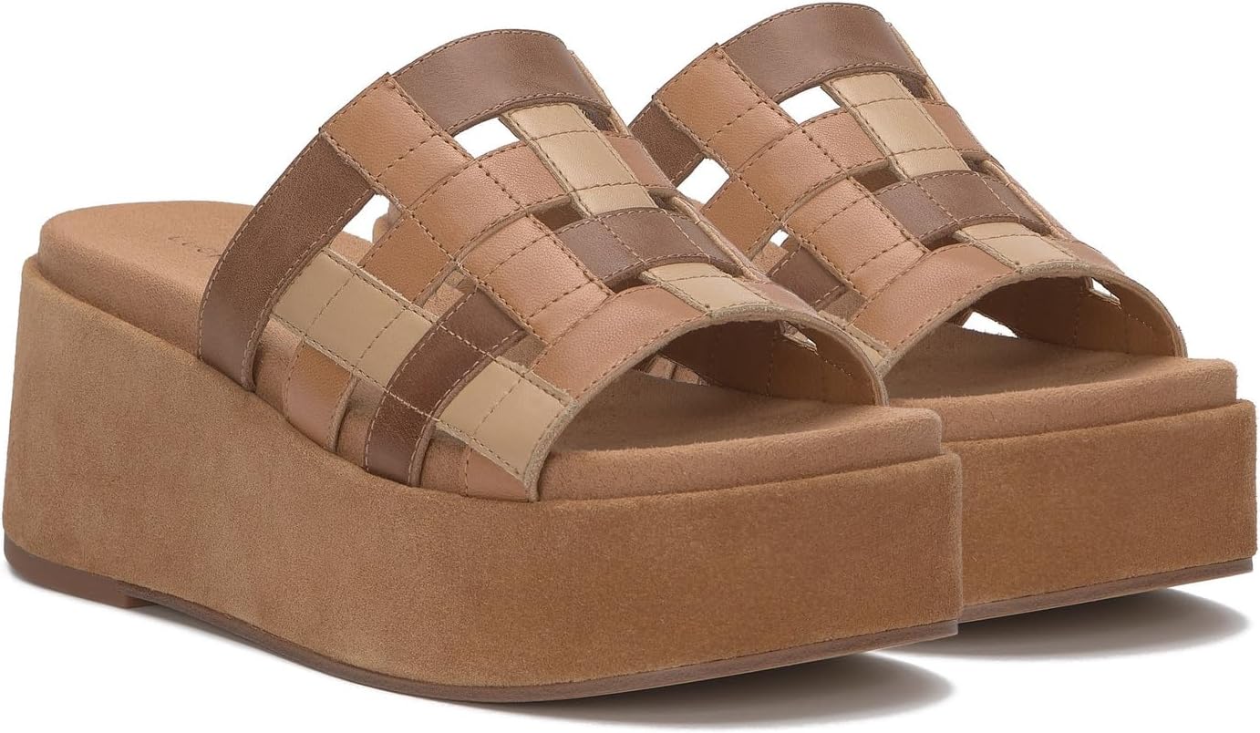 Сандалии Lucky Brand Ulrich Woven Platform Sandal, цвет Dusty Sand Cream
